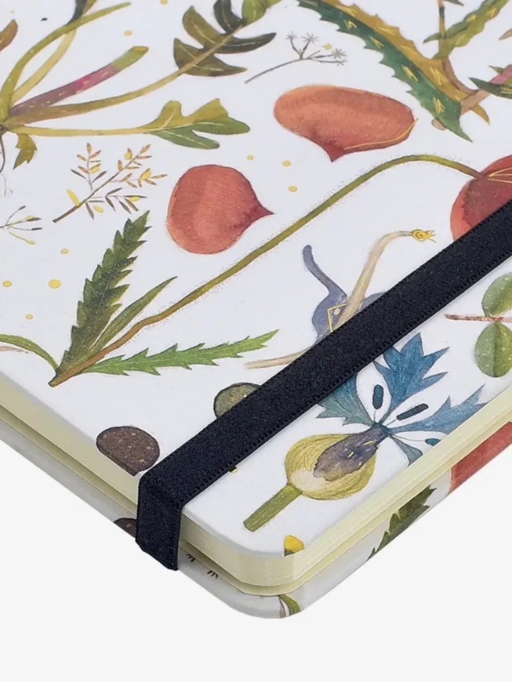 BV by Bruno Visconti Soft Touch Greens & Flowers Hardcover Journal 100 Lined Pgs